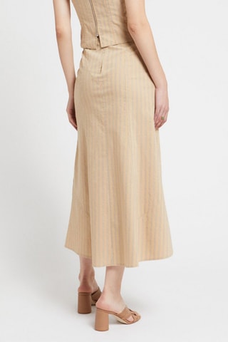 Jupe midi - Beige
