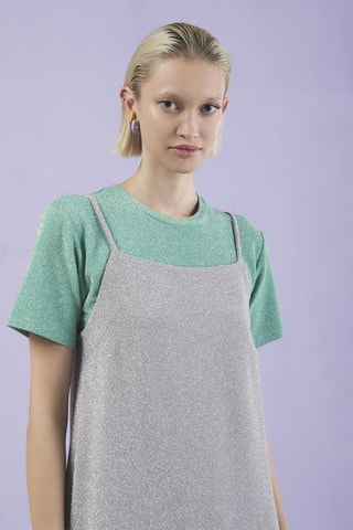 Robe longue - Argenté