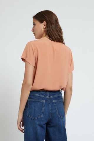 T-shirt en soie - Orange
