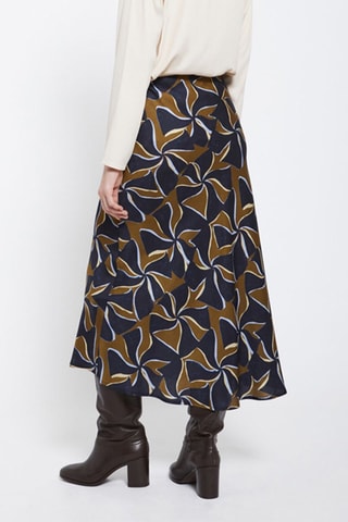 Jupe midi - Kaki