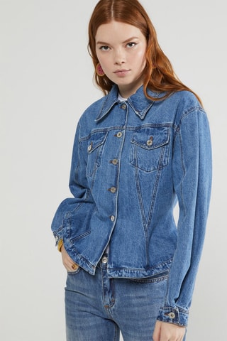 Veste en jean - Multicolore