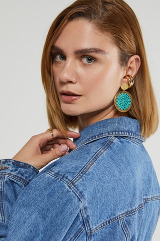 Veste en jean - Multicolore