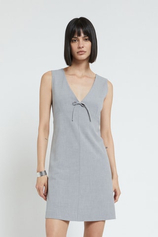 Robe droite - Gris