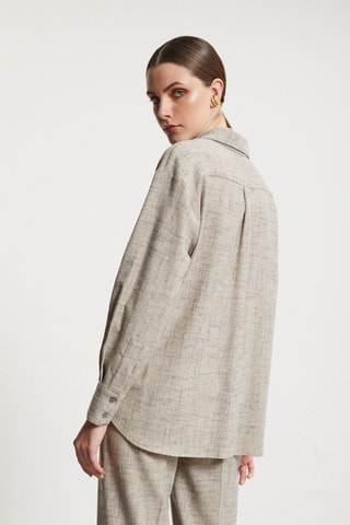 Chemisier en laine - Gris