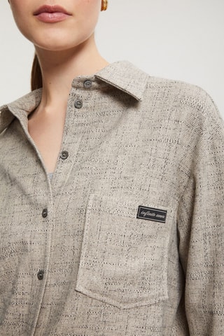 Chemisier en laine - Gris