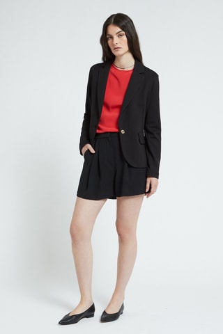 Blouse en soie - Rouge