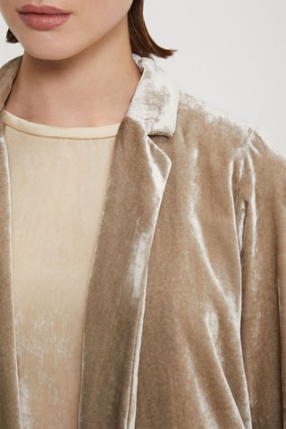 Veste en velours - Gris