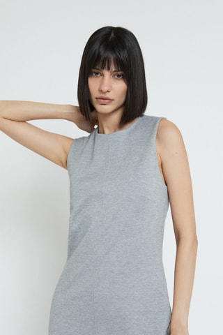 Robe droite - Gris