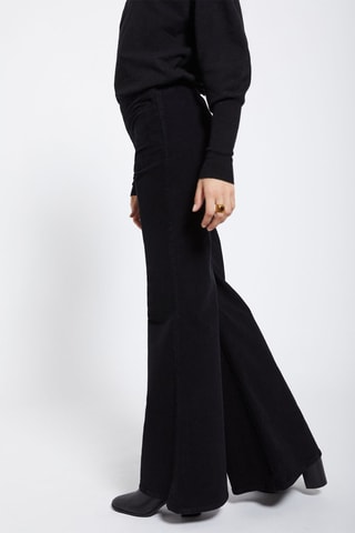 Pantalon en velours - Noir