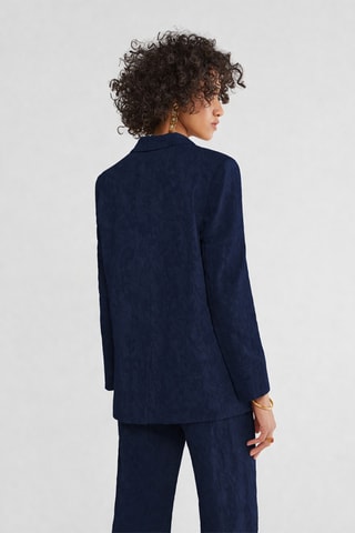Veste en lin - Bleu