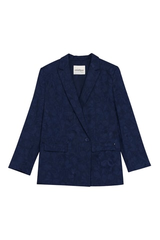 Veste en lin - Bleu