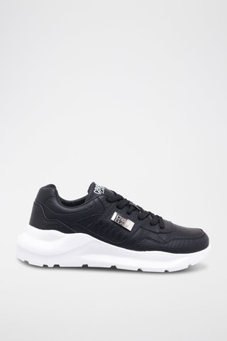 Baskets en nubuck - Philippe Model - Blanc, gris et noir