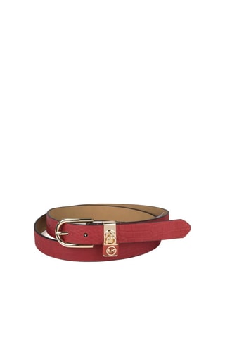Ceinture en cuir - Rouge