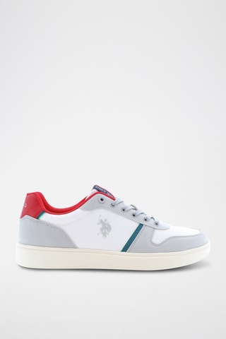 Baskets en nubuck Rokko - Blanc et gris