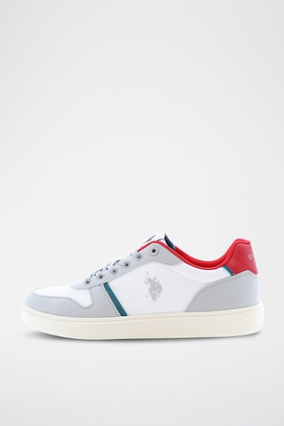 Baskets en nubuck Rokko - Blanc et gris