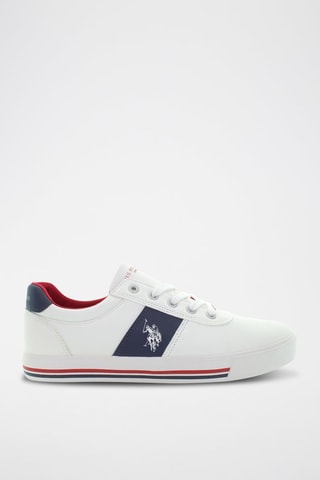 Baskets Bob - Blanc et bleu