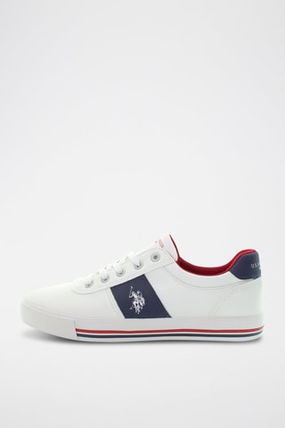 Baskets Bob - Blanc et bleu