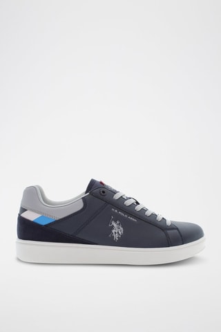 Baskets en cuir Rokko - Bleu