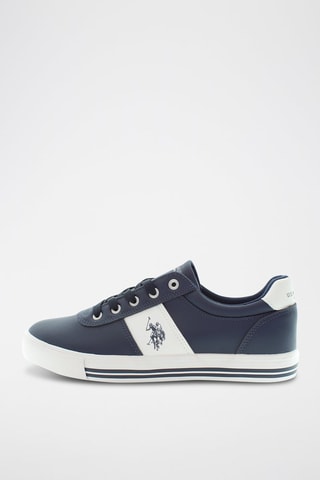 Baskets Bob - Blanc et bleu