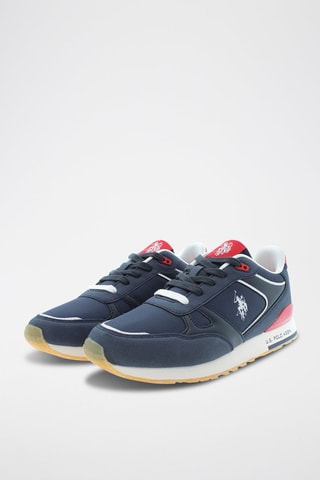 Baskets Tabry - Rouge et bleu