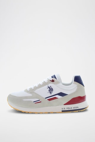Baskets Alexis - Blanc et bleu
