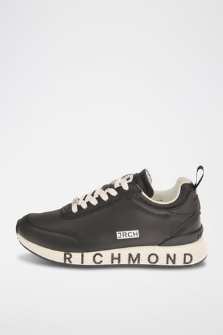 Sneakers en cuir - Noir
