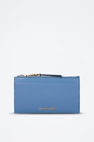 Porte-cartes en cuir - Bleu