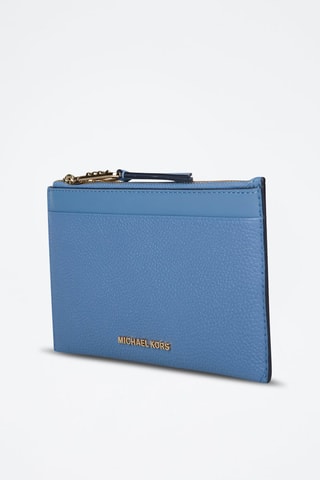 Porte-cartes en cuir - Bleu