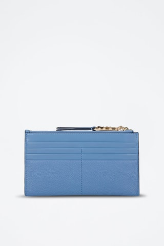 Porte-cartes en cuir - Bleu