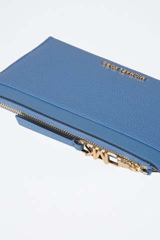 Porte-cartes en cuir - Bleu