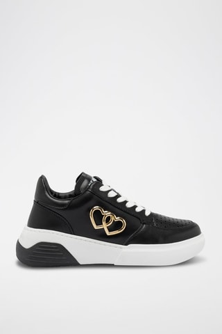 Baskets plateformes - Love Moschino - Noir