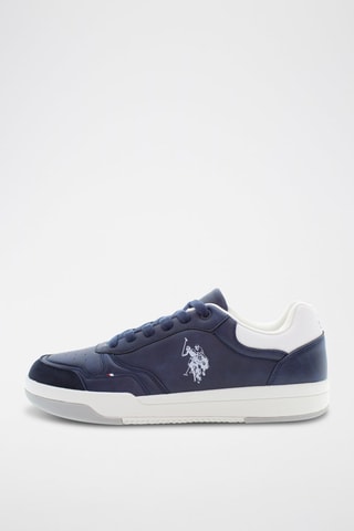 Baskets en cuir Steve - Bleu