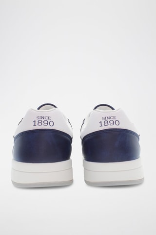 Baskets en cuir Steve - Bleu