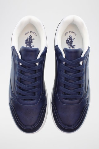 Baskets en cuir Steve - Bleu