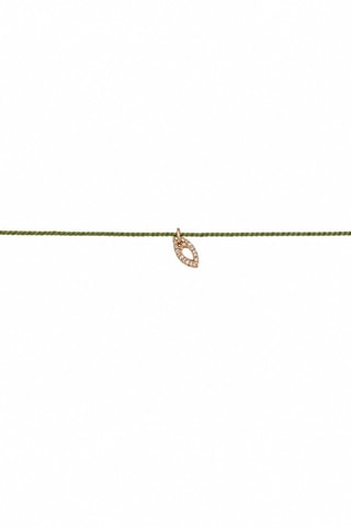 Parure Ochju Milos - Fil de soie, corail rouge et or jaune laminé