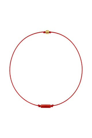 Collier Bonifacio - Corail rouge