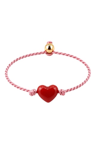 Set Amore - Zijdedraad, Koraal  en Gelamineerd Goud