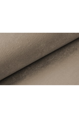 Canapé d'angle gauche Lionel - Beige foncé - 5 places - Tissu toucher velours