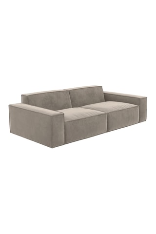 Canapé droit Lionel Beige foncé
