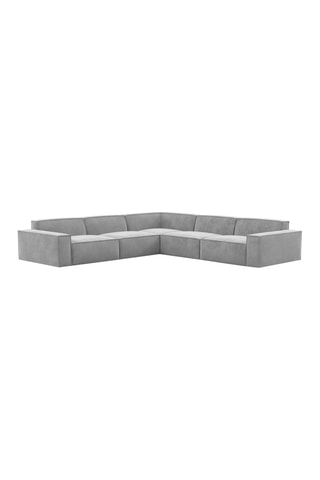 Canapé d'angle Lionel - Gris clair