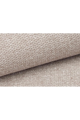 Canapé d'angle droit panoramique Nuvola - Beige - 7 places - Tissu structurel