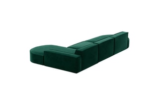 Canapé d'angle droit Belagio Vert