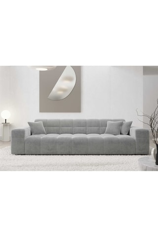 Canapé droit Cardano Gris clair