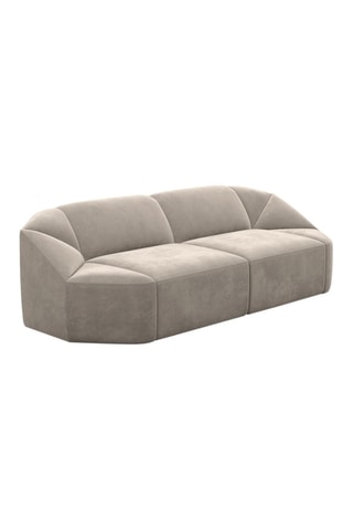 Canapé droit Laguna Beige foncé
