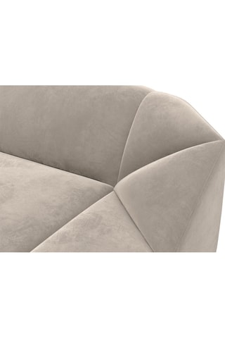 Canapé d'angle droit panoramique Laguna Beige foncé