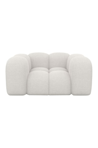 Fauteuil Nuvola - Blanc - Tissu structuré