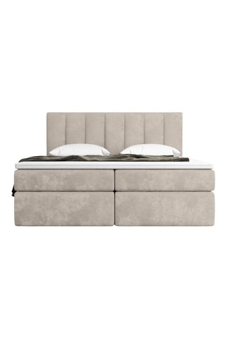 Lit-coffre avec sommier Avala - Beige
