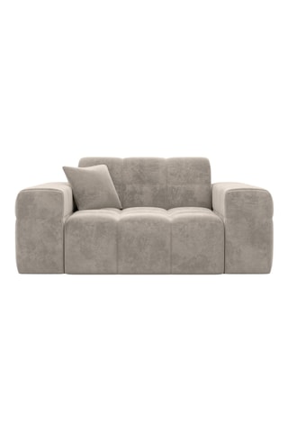 Canapé - Beige - En tissu velours