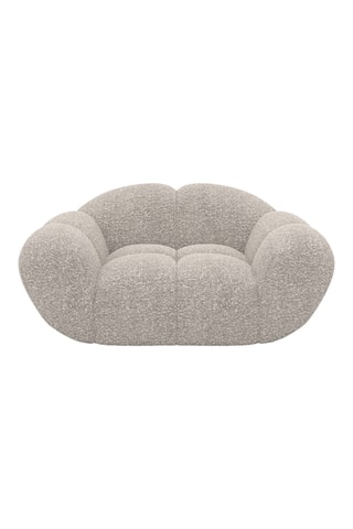 Canapé - Beige - En tissu bouclé
