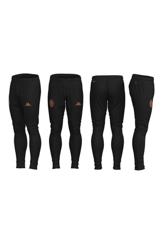 Pantalon slim d'entraînement AS Monaco - Noir